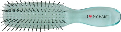 Расческа I LOVE MY HAIR "Русалочка" 1803 зеленая прозрачная S