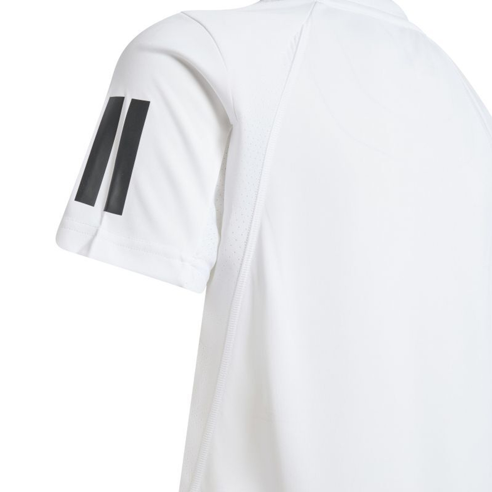 Детская теннисная футболка Adidas Club Tennis 3-Stripes - white
