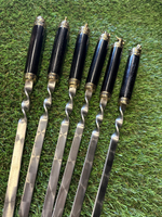 Набор шампуров 6шт 3*12*45 Лесная фауна Мини в колчане