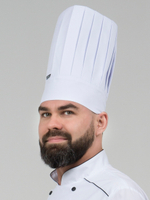 Высокий белый Колпак Шеф повара