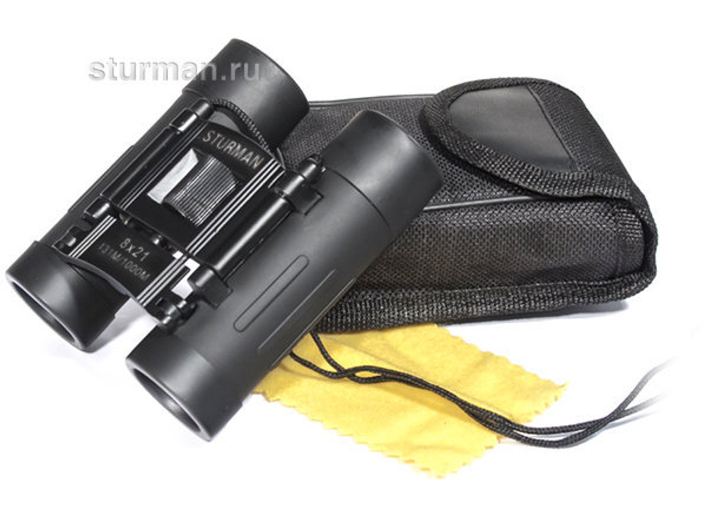 Бинокль Sturman 8x21, чёрный