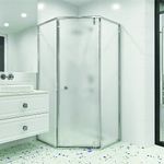 Душевой уголок RGW Hotel HO-088 350608800-21 100x100 стекло матовое/профиль хром