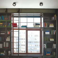 358783 SPOT NT21 458 черный Светильник встраиваемый светодиодный IP20 LED 25W 4000K 2200Лм 100-265V GRODA