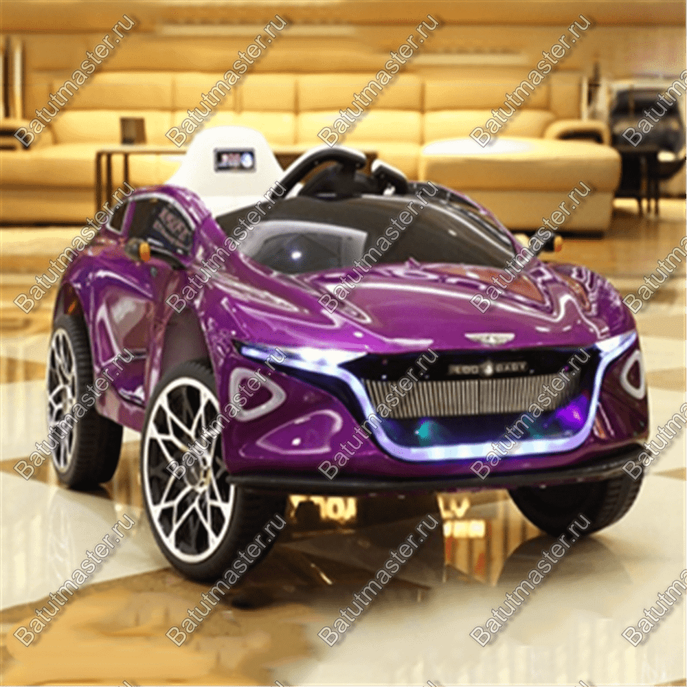 Детский электромобиль "Bentley" фиолетовый, стандартная комплектация