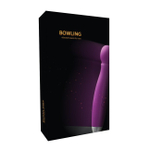 Вибратор, вибростимулятор для двоих Bowling (9 режимов) (Цвет: фиолетовый)