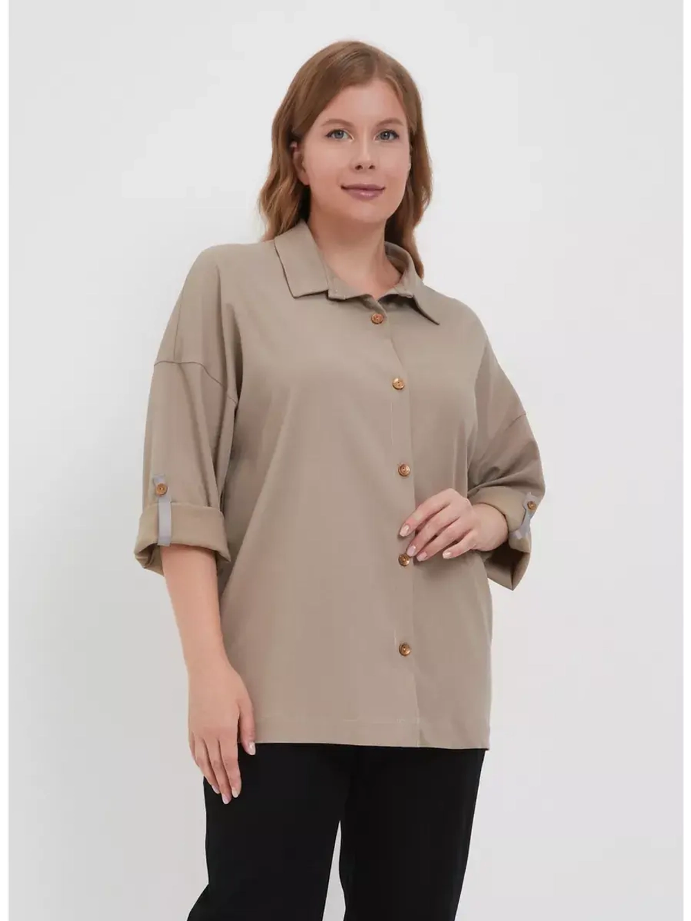 Рубашка оверсайз под футболку