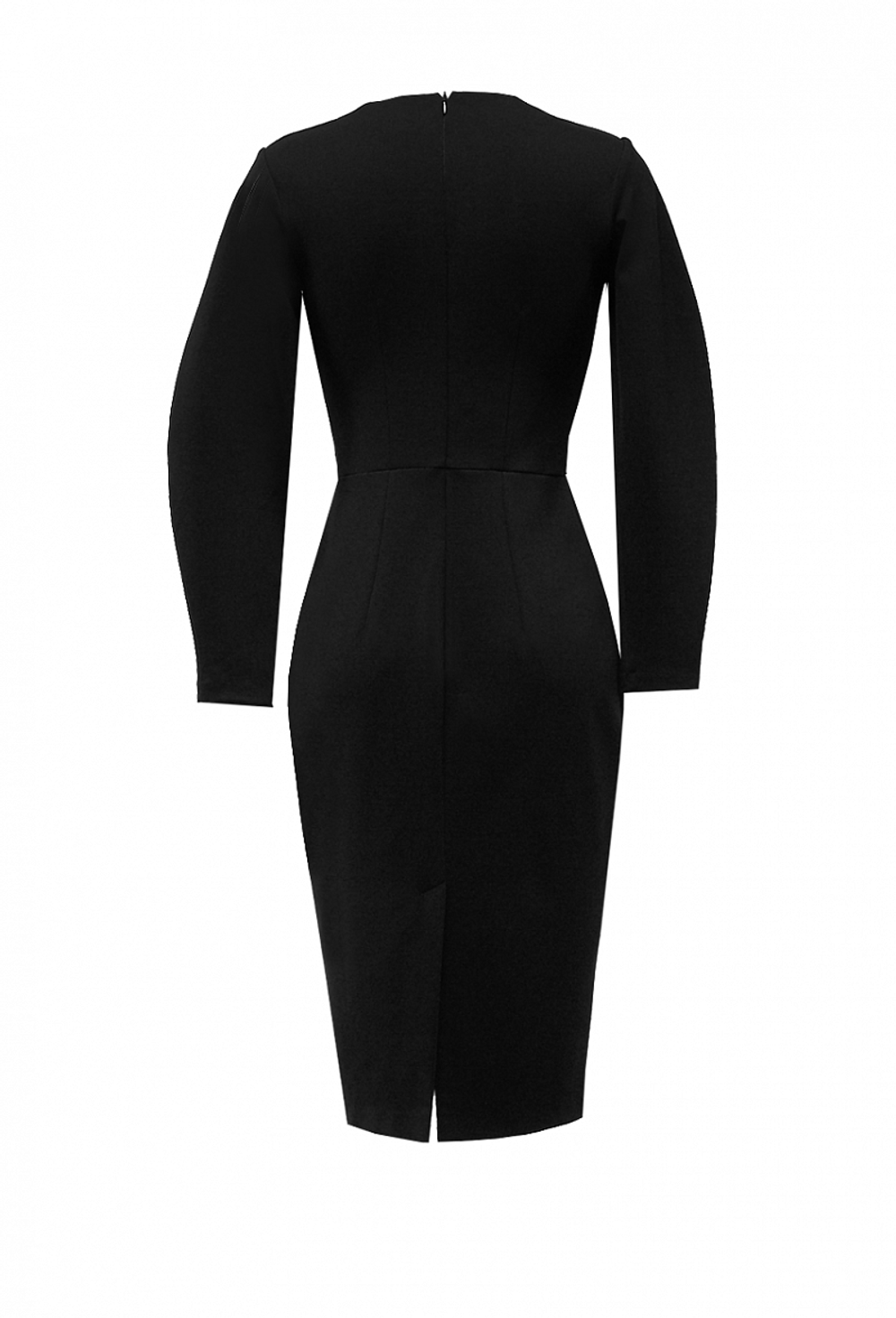 Платье футляр чёрное 14-01-20FW