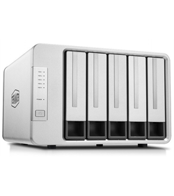 Система хранения данных TerraMaster D5-300 DAS tower/2xHDDs RAID0,1,10,5,JBOD/up to 5 SATA(3,5' or 2,5')/1xUSB3.1 Type-C gen1/1xPS/1YW