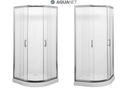 Душевой уголок Aquanet Alfa 90x90-12, профиль хром, стекло прозрачное