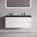 Тумба подвесная под раковину Sancos Libra белый глянец, 1190х450х500