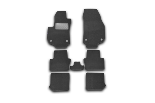 Коврики в салон для OPEL Zafira B 2005-2008, 2008-2014, минивэн, 7 шт. (текстиль) NLT.37.09.11.110KH