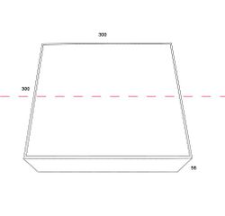Накладной светильник Maytoni Zon C067CL-L40B4K