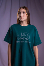 Футболка с вышивкой "Суровый край"