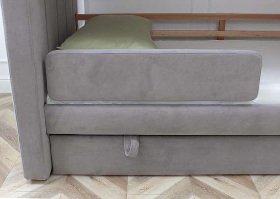 Кровать двухъярусная Cosy антивандальная ткань (серый)