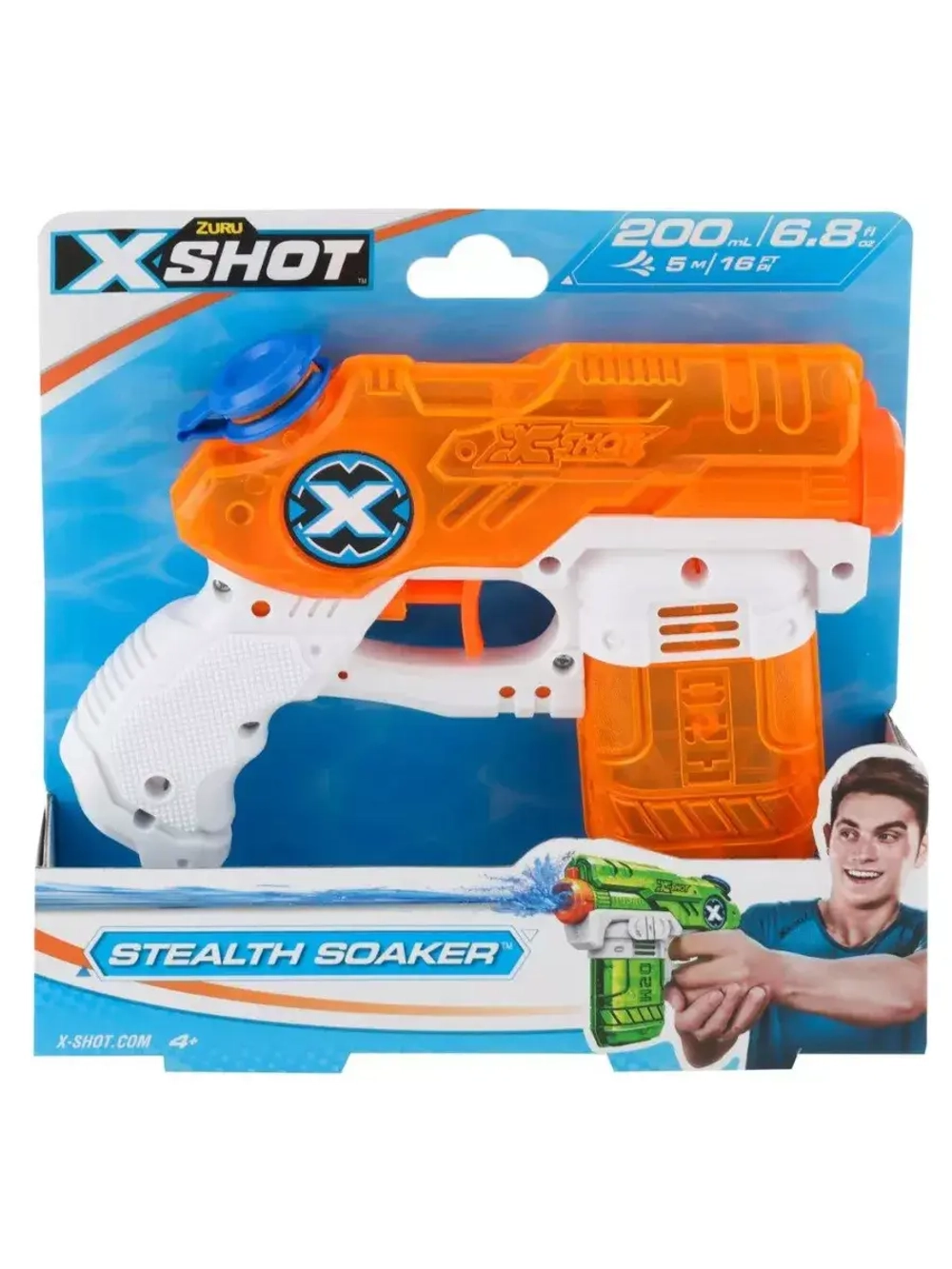 Водный бластер водяной пистолет Зуру X-Shot Stealth Soaker