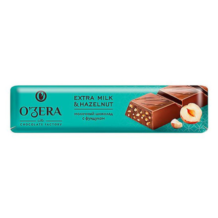 Шоколад молочный O"zera с фундуком 45 гр