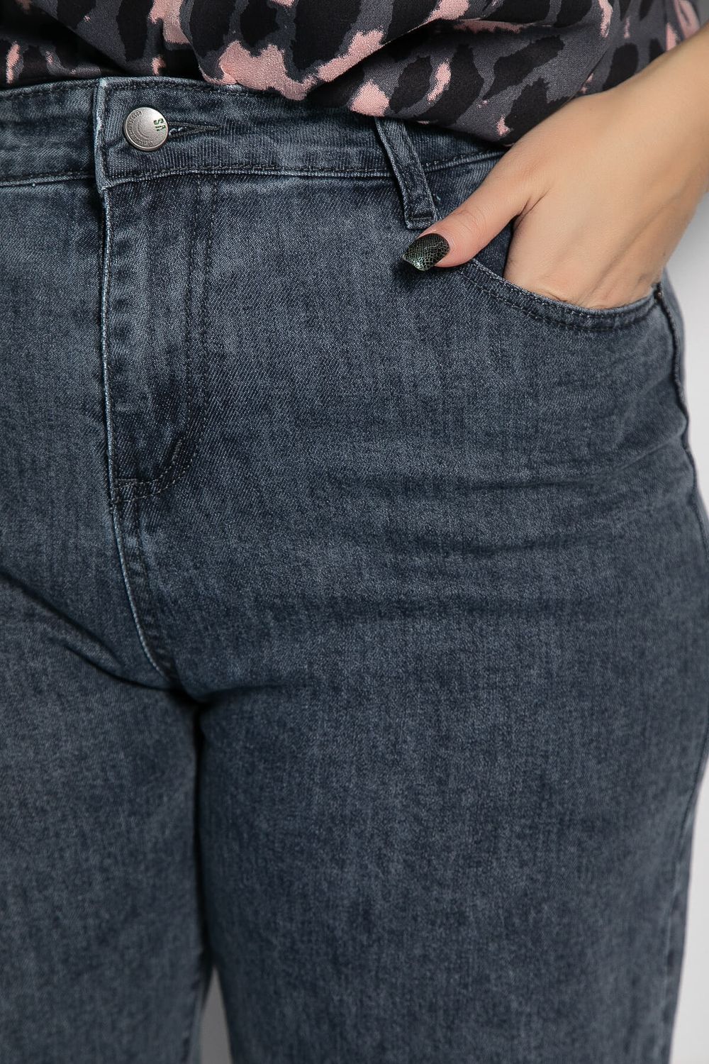 Джинсы Ты на высоте (мокрый асфальт) Б12709-4 LT Collection