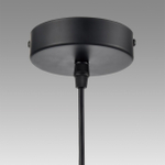 8043/1 MODERNI LN25 266 черный/серый/бежевый, металл/текстиль/ротанг Подвесной светильник Е27 1*60W 220V LAUNA