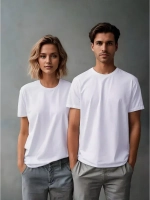 Футболка однотонная базовая хлопок унисекс Баракаттекс