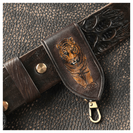 Кожаный ремень «Тигр»