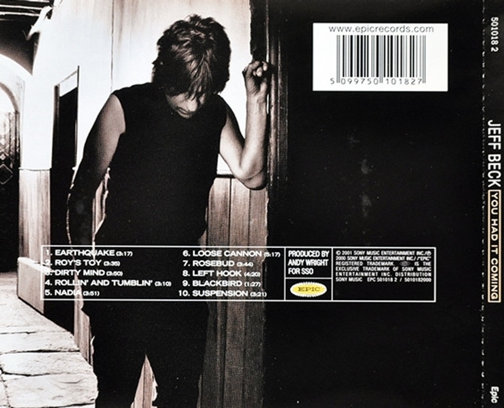 Jeff Beck / You Had It Coming (CD)
