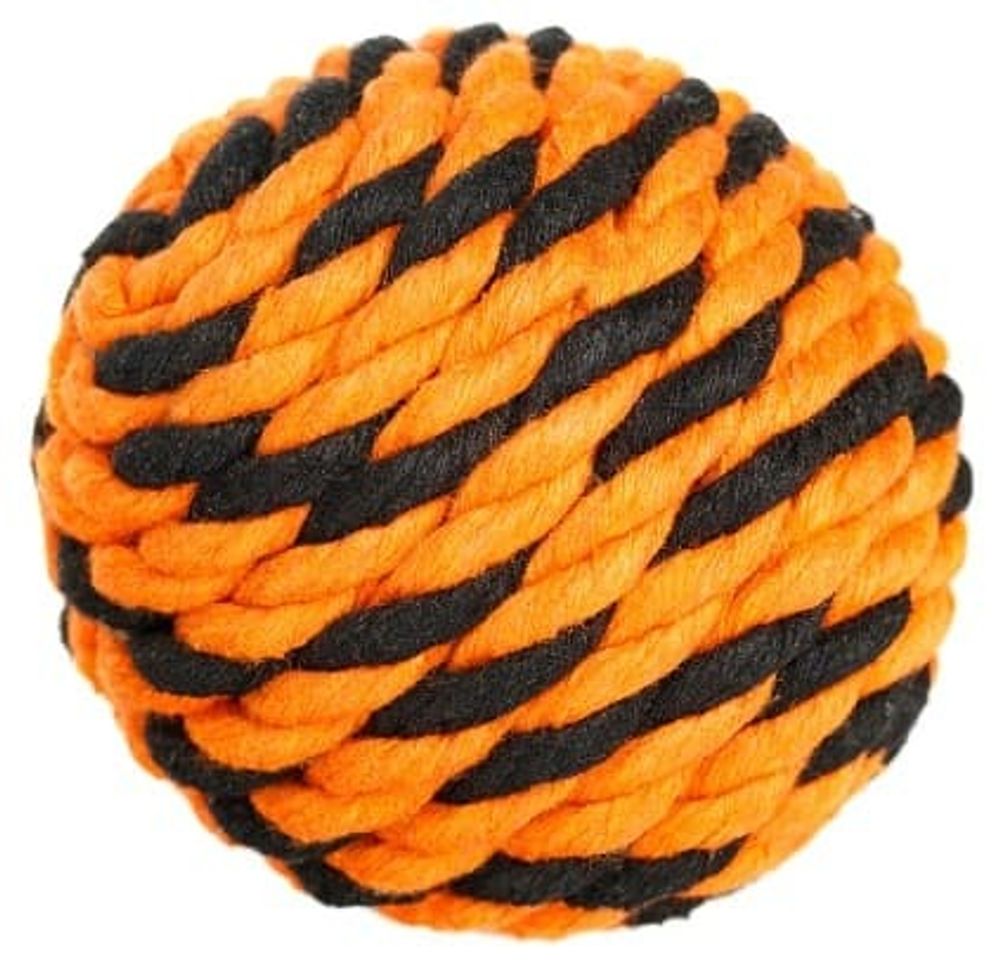Мяч Броник малый Doglike (оранжевый-черный) ⌀80мм