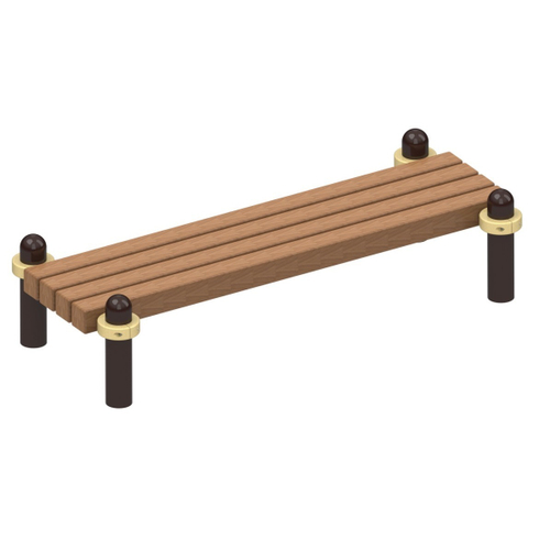 Спортивный комплекс №29, скамья для отдыха, брус, 1850*720*600 мм., D=89 мм.