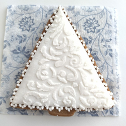 Елка прямая №2 (широкая форма) Мелкий узор