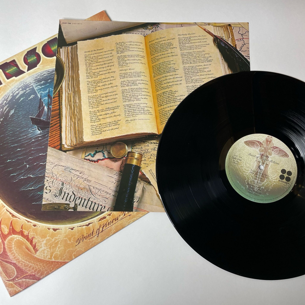 Винтажная виниловая пластинка LP Kansas Point Of Know Return (Japan 1977) (No Obi) Dust In The Wind