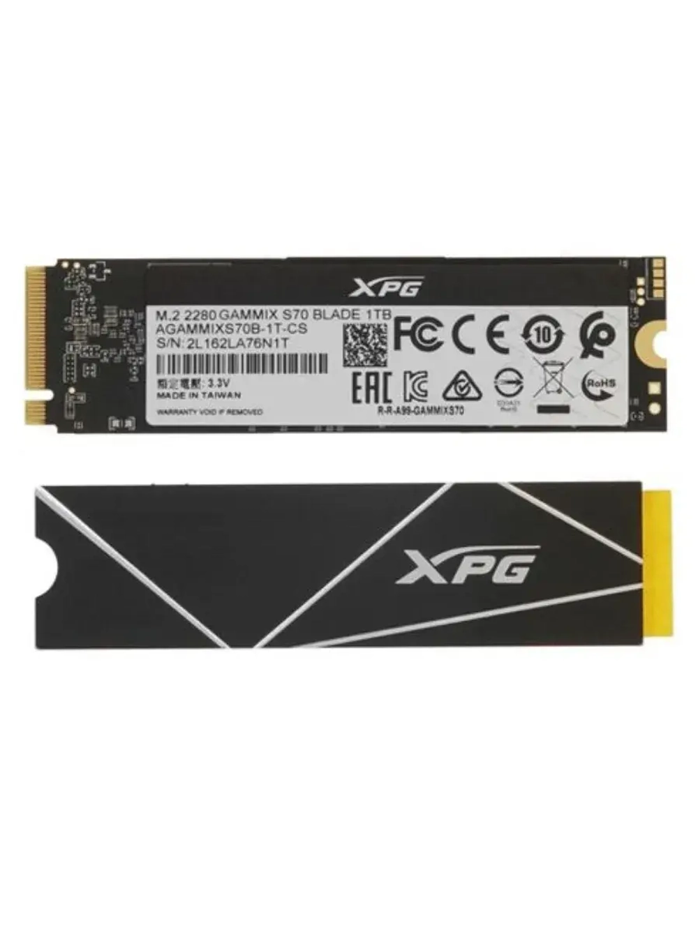 1 ТБ M.2 SSD накопитель XPG BLADE S70 AGAMMIXS70B-1T-CS