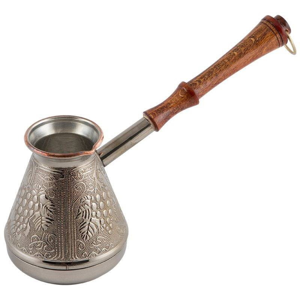 Турка для кофе медная Виноград 0,5л.