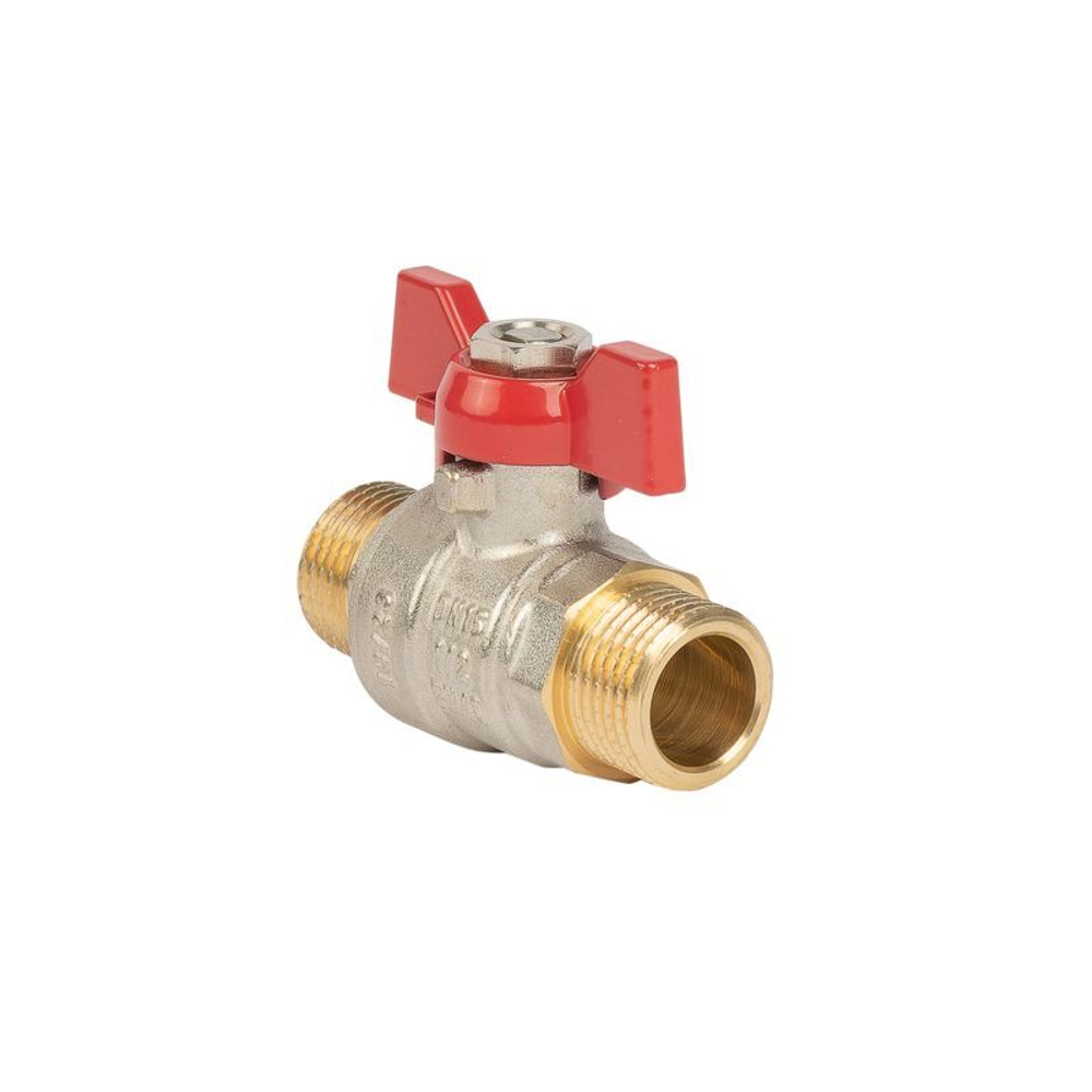 Кран шаровый НР 1/2" бабочка HLV