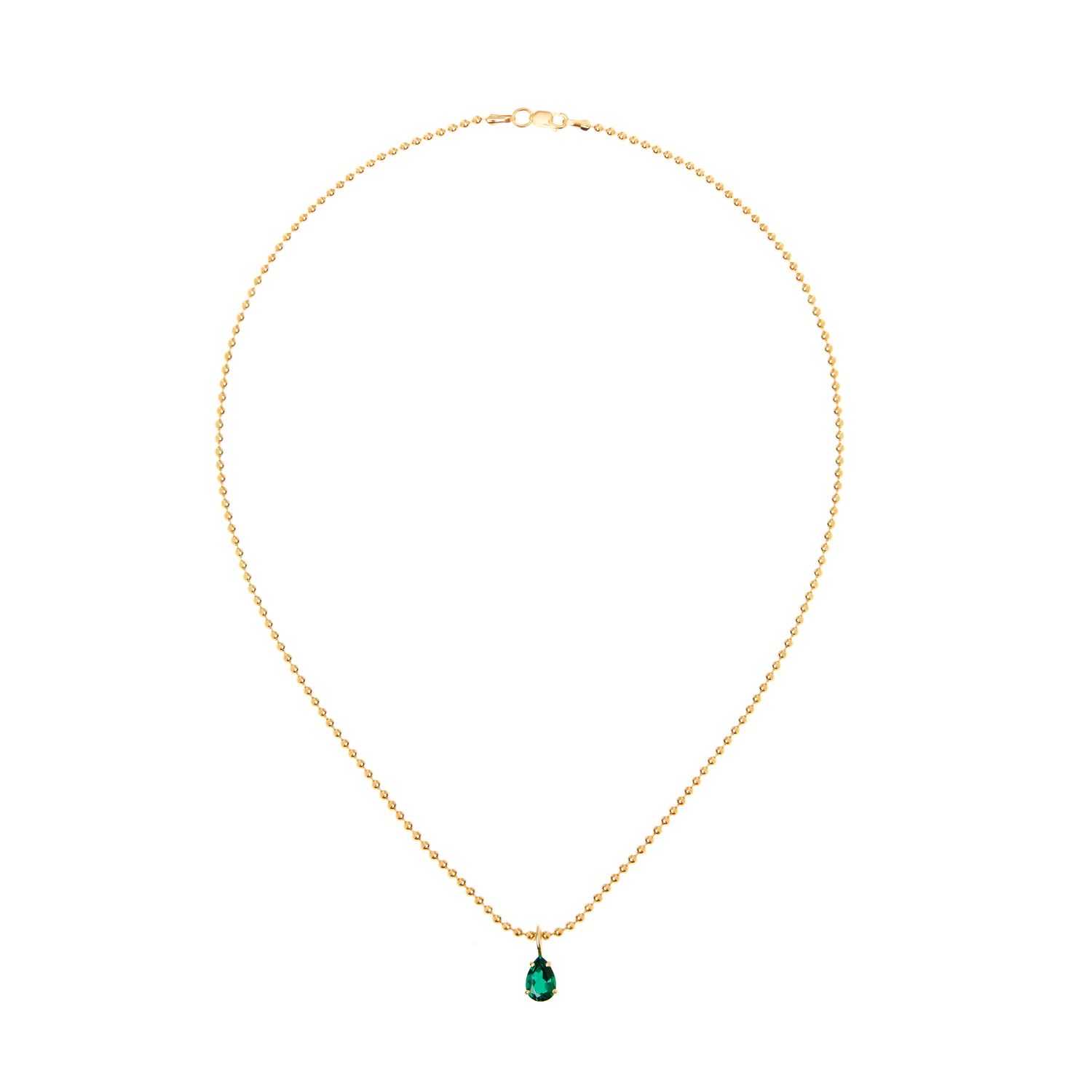 Колье Precious Emerald Drop