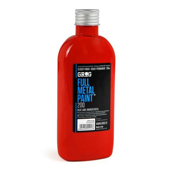 Чернила GROG Paint 200мл красные(Ferrari Red)