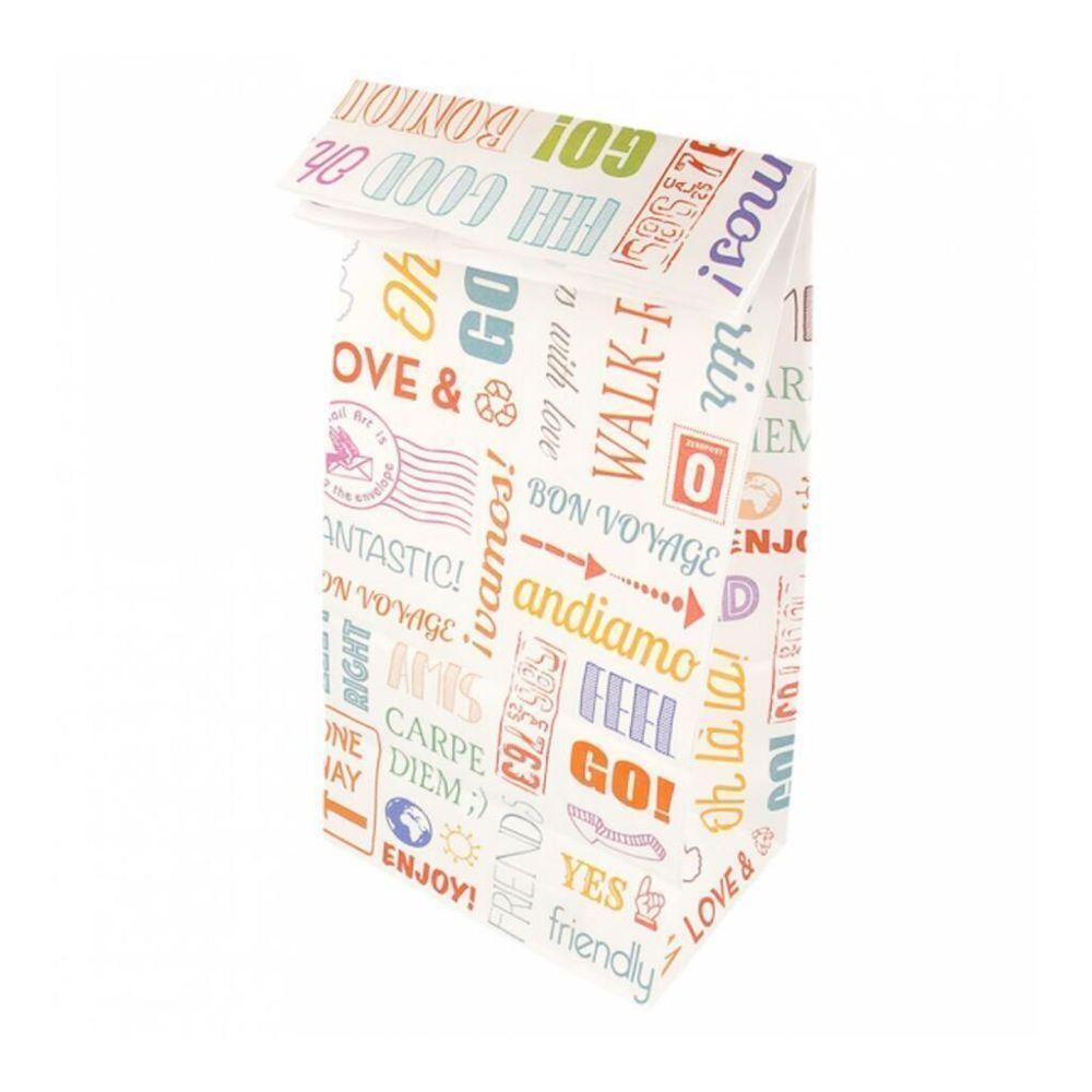 Пакет для покупок без ручек   15+10*32 см, крафт-бумага, Garcia de PouИспания