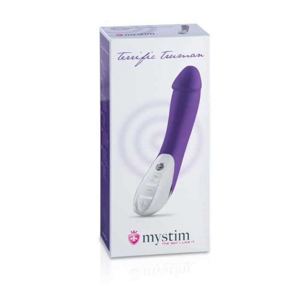 Фиолетовый вибратор Mystim Terrific Truman - 27 см. (Цвет: фиолетовый)