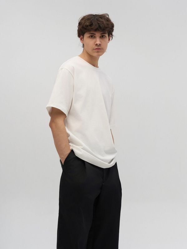 Футболка Плотная Мужская тофу - фото 4