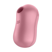 Розовый вакуум-волновой вибростимулятор 8,6см Satisfyer Cotton Candy