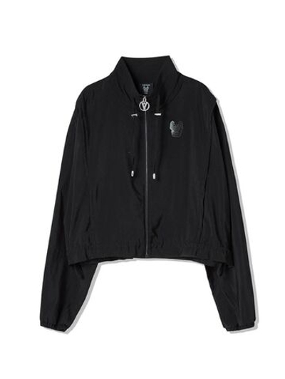 Куртка с застежкой-молнией с высокой горловиной из вискозы