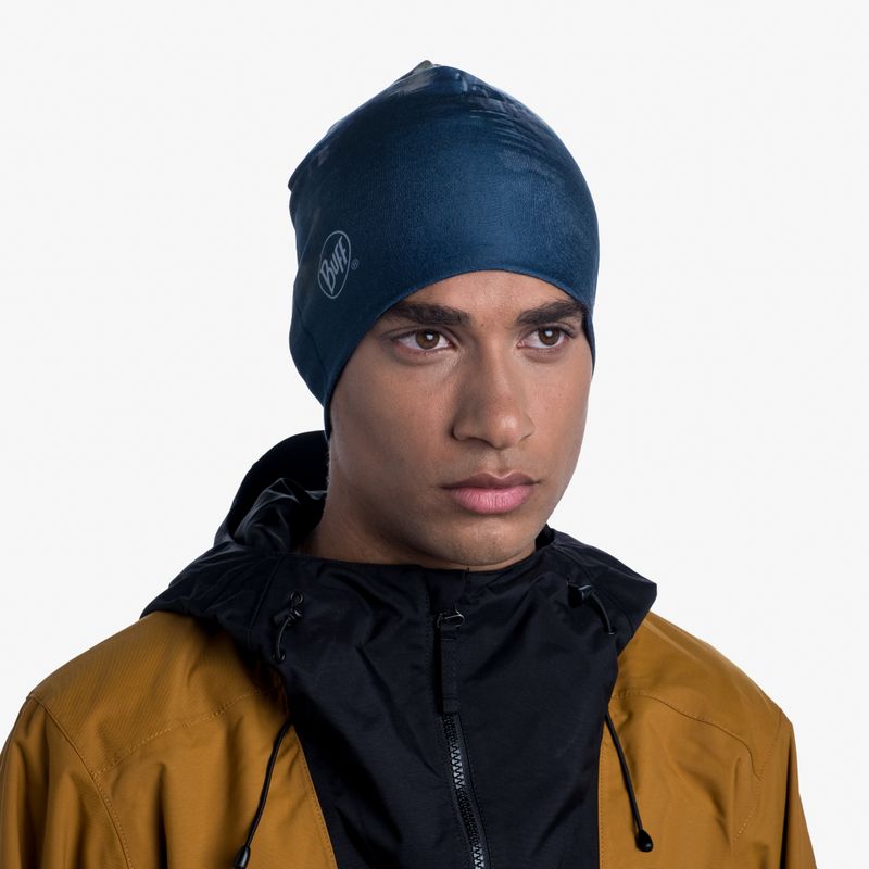 Тонкая теплая спортивная шапка Buff Hat Thermonet Hunder Multi Фото 8