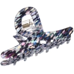 Заколка - краб для волос «AKS-EMPIRE», петля, микс 6 цветов, 7,8*4,5см