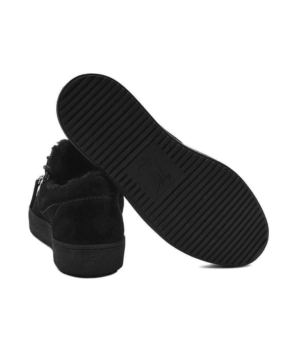 Skórzane кроссовки Giuseppe Zanotti - черный(RU00018)