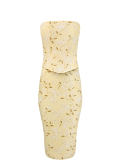 Корсет из шифона с воланом