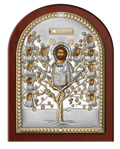 Серебряная икона Древо Жизни