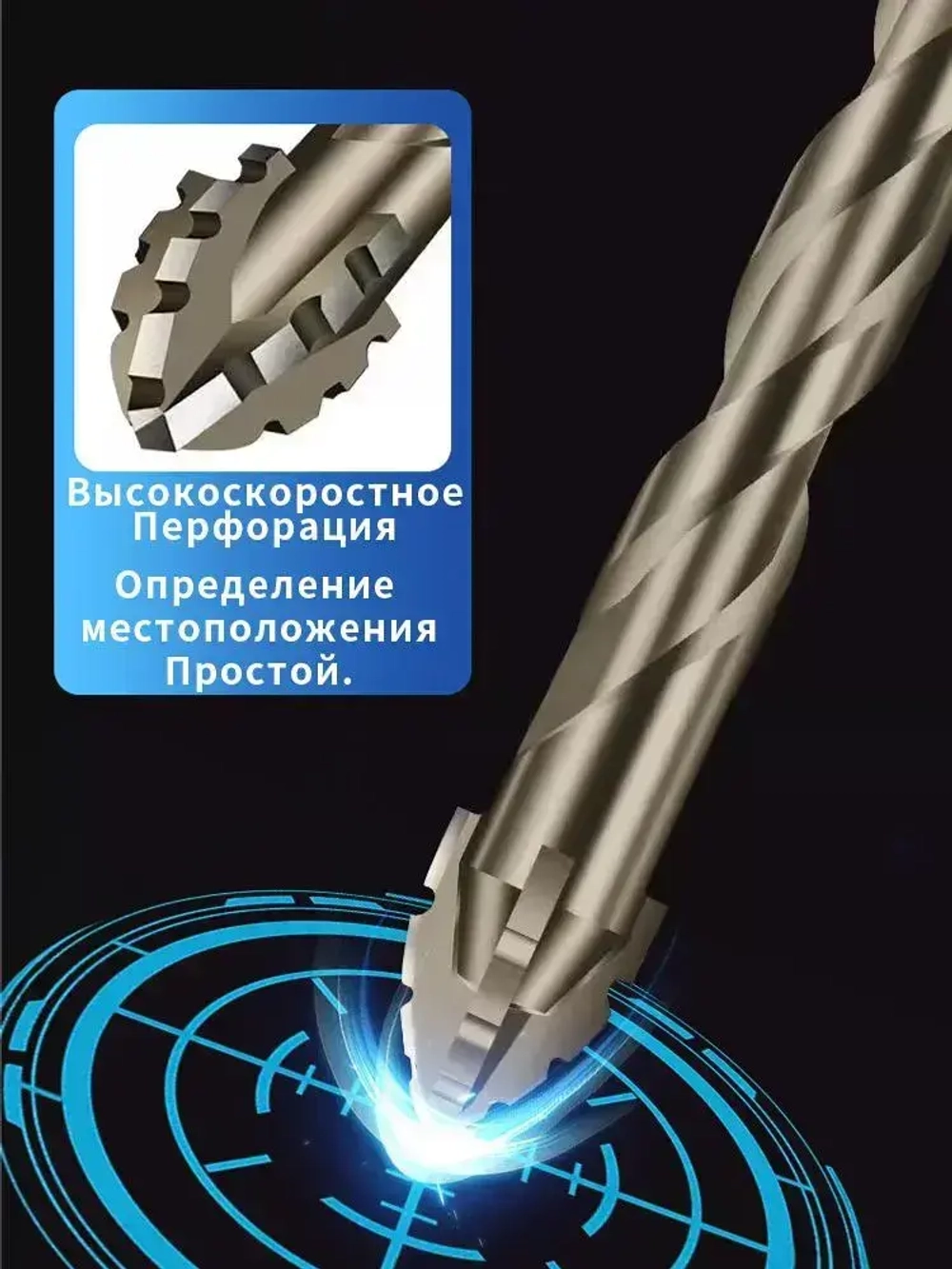 Набор свёрл 7 шт по стеклу , керамике , плитке Сверла для керамогранита и мрамора 3-12 мм