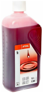 Моторное масло STIHL 0781-319-8410, для двигателей, минеральное, 2-тактное, 1 л ОРИГИНАЛ