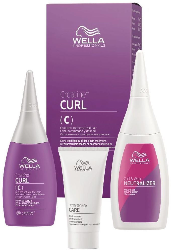 Wella Creatine+ Curl (C) Набор для окрашенных и чувствительных волос