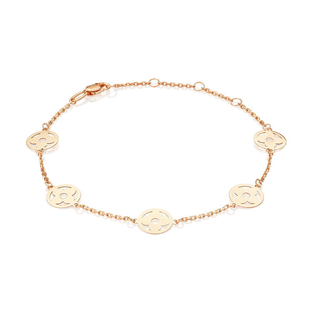 Браслет из красного золота