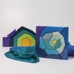 Деревянный конструктор "Темперамент", поддон, 61 деталь