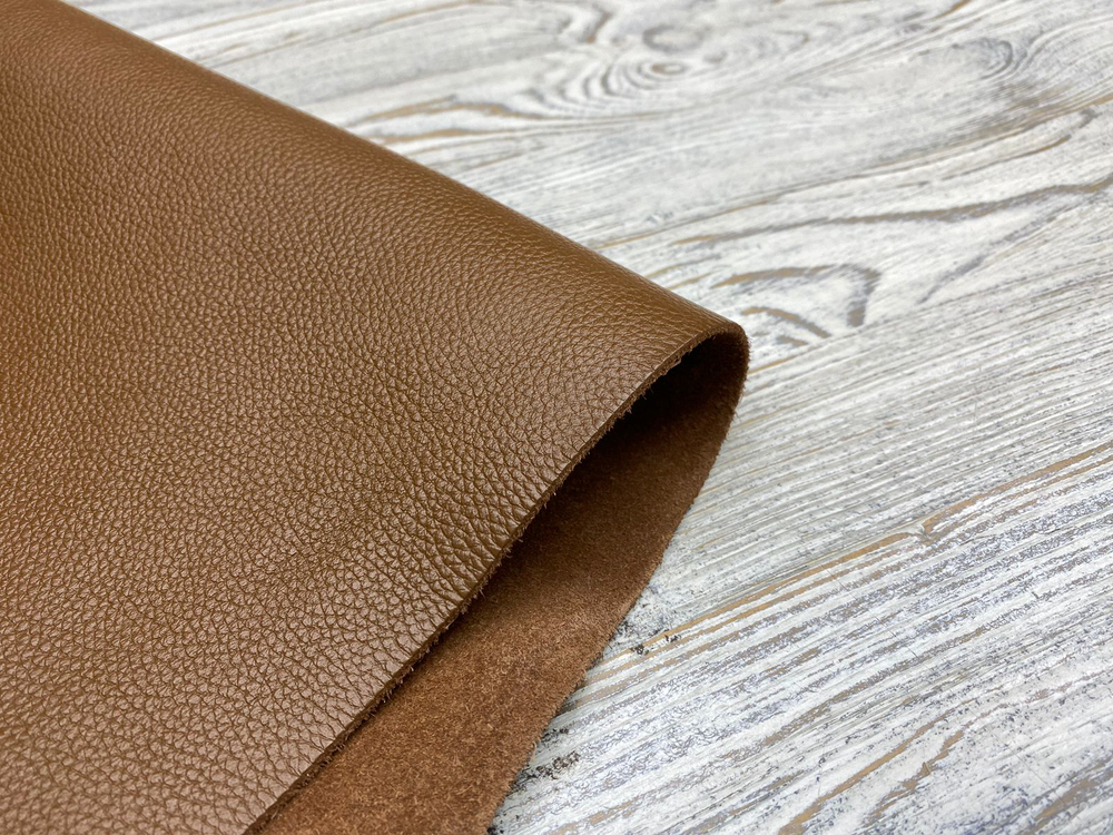 Baby Rondine Camel Box (1,5-1,7 мм), цв. Коричневый, натуральная кожа